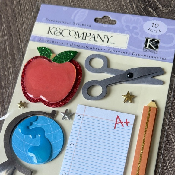 ❤️$3 K&C Company Classroom Fun Dimensional Sticker - Picture 2 of 6